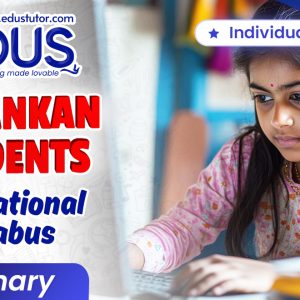 Individual Classes for SriLankan International Syllabus Primary Students