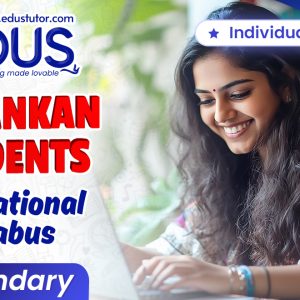 Individual Classes for SriLankan International Syllabus Secondary Students