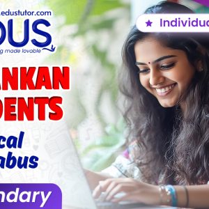 Individual Classes for SriLankan Local Syllabus Secondary Students