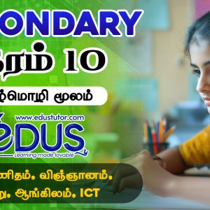 Grade 10 Tamil Medium classes