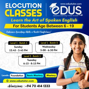 Elocution Class